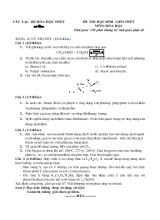 Đề thi học sinh giỏi THPT môn Hóa học 12 thời gian 150 phút không kể thời gian phát đề